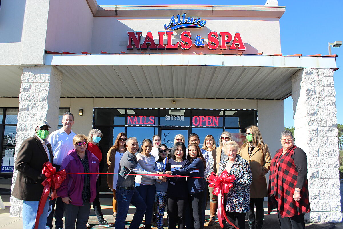 Tifton Chamber Allure Nails & Spa Ribbon Cutting